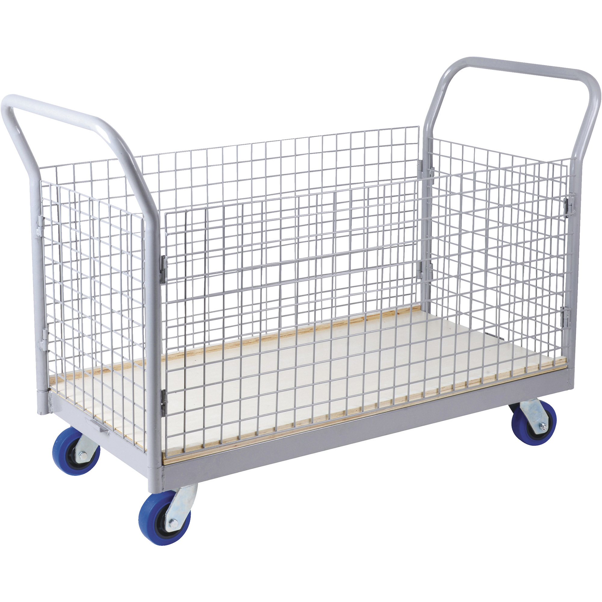 Strongway SidePanel Platform Cart, 2000Lb. Capacity, 48in.L x 24in.W, 5in. Casters Northern Tool